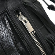Saint Laurent Black Emmanuelle Fringe Shoulder Bag GT.357603.1115 115737