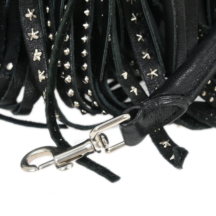 Saint Laurent Black Emmanuelle Fringe Shoulder Bag GT.357603.1115 115737