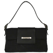Bvlgari Black Canvas Logomania Handbag LAEGEA 115738