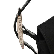 Bvlgari Black Canvas Logomania Handbag LAEGEA 115738