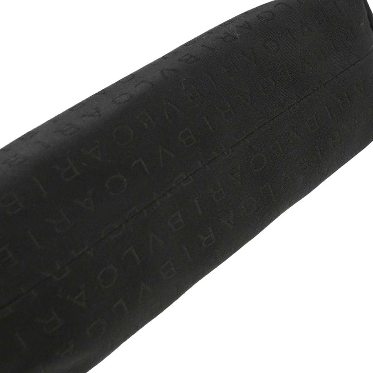 Bvlgari Black Canvas Logomania Handbag LAEGEA 115738