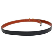 Hermes Black Box Calf Constance Reversible Belt #80 Small Good  Square:A 16 115740