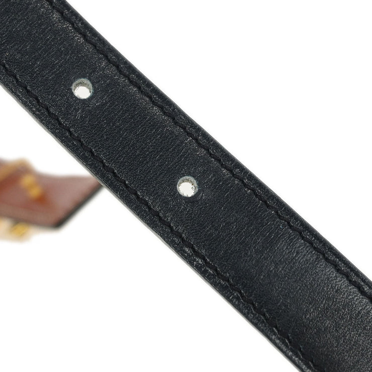 Hermes Black Box Calf Constance Reversible Belt #80 Small Good  Square:A 16 115740