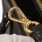 Prada Black Leather Galleria 2way Tote Handbag BN1801 7/A 164 115741