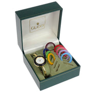 Gucci 11/12.2 Change Bezel Chameleon Quartz Watch SS 115751