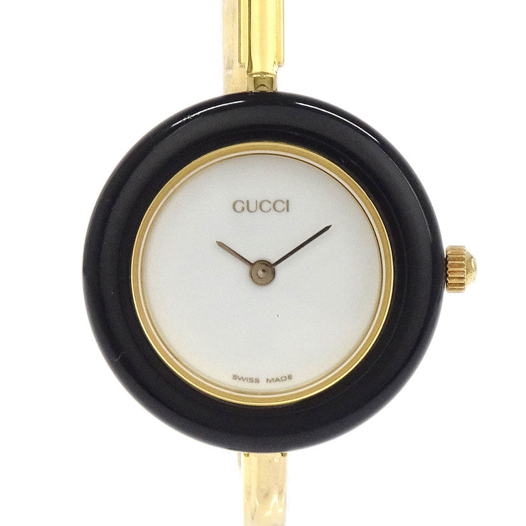 Gucci 11/12.2 Change Bezel Chameleon Quartz Watch SS 115751