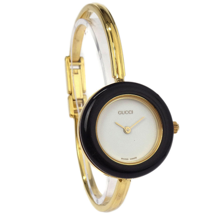 Gucci 11/12.2 Change Bezel Chameleon Quartz Watch SS 115751