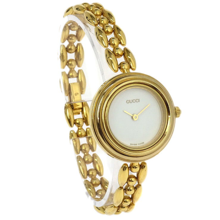 Gucci 11/12.2 Change Bezel Chameleon Quartz Watch SS 115757