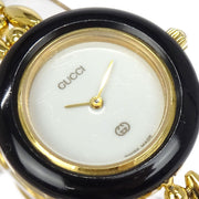 Gucci 11/12 Change Bezel Chameleon Quartz Watch SS 115759