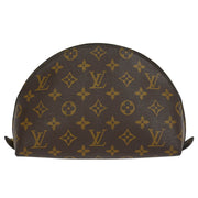 Louis Vuitton Monogram Trousse Demi Ronde Cosmetic Pouch M47520 TH0033 115767