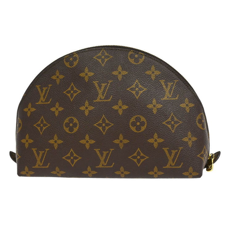 Louis Vuitton Monogram Trousse Demi Ronde Cosmetic Pouch M47520 TH0033 115767