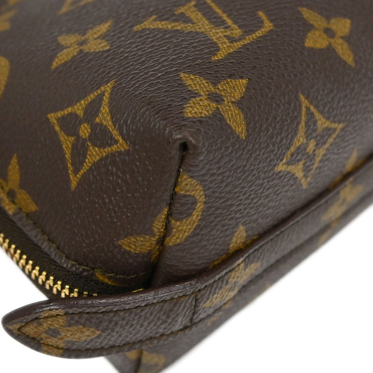 Louis Vuitton Monogram Trousse Demi Ronde Cosmetic Pouch M47520 TH0033 115767
