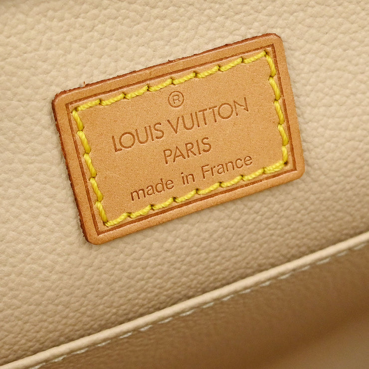 Louis Vuitton Monogram Trousse Demi Ronde Cosmetic Pouch M47520 TH0033 115767