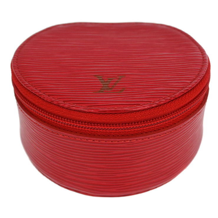Louis Vuitton Red Epi Ecrin Bijou 10 Jewelry Case Pouch M48217 115769