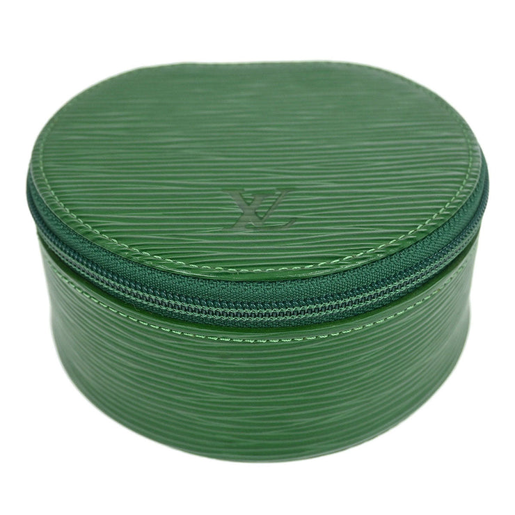 Louis Vuitton Green Epi Ecrin Bijou 10 Jewelry Case Pouch M48214 115772