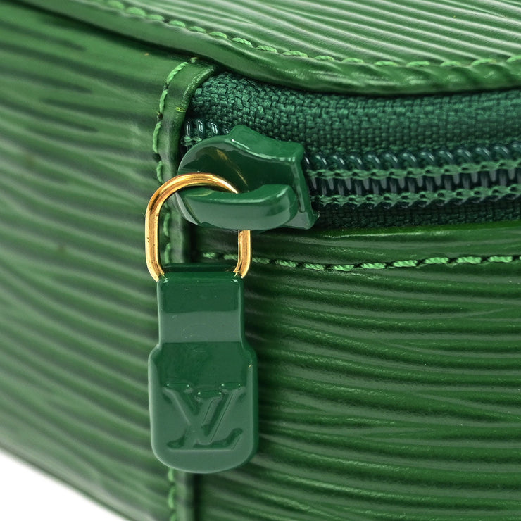 Louis Vuitton Green Epi Ecrin Bijou 10 Jewelry Case Pouch M48214 115772