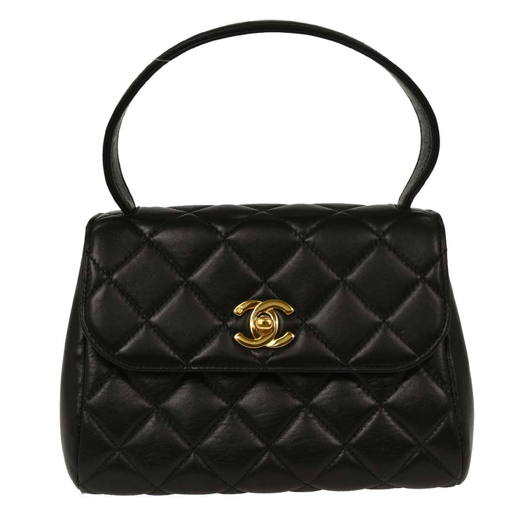 Chanel Black Lambskin Handbag 115776