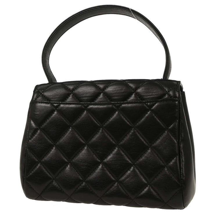 Chanel Black Lambskin Handbag 115776