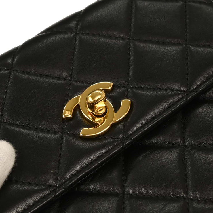 Chanel Black Lambskin Handbag 115776