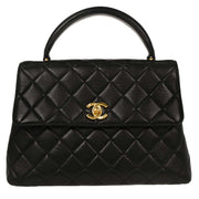 Chanel Black Lambskin Handbag 115779