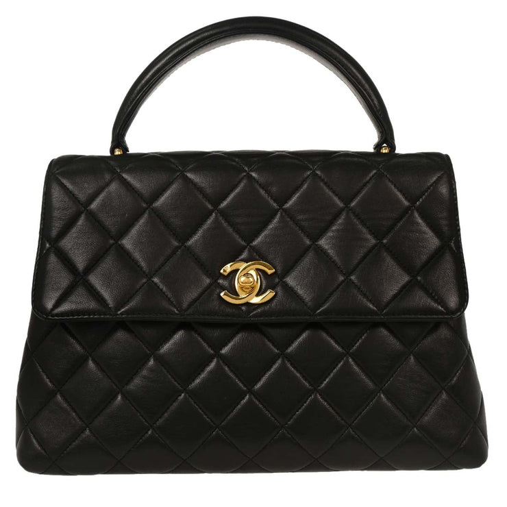 Chanel Black Lambskin Handbag 115779