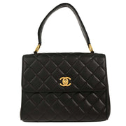 Chanel Black Lambskin Handbag 115780
