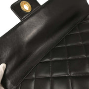 Chanel Black Lambskin Business Briefcase Handbag 115781