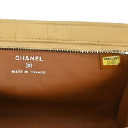 Chanel Beige Lambskin Pouch 115783