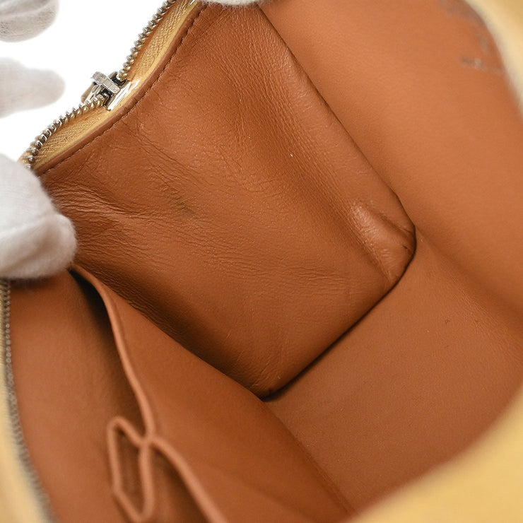 Chanel Beige Lambskin Pouch 115783