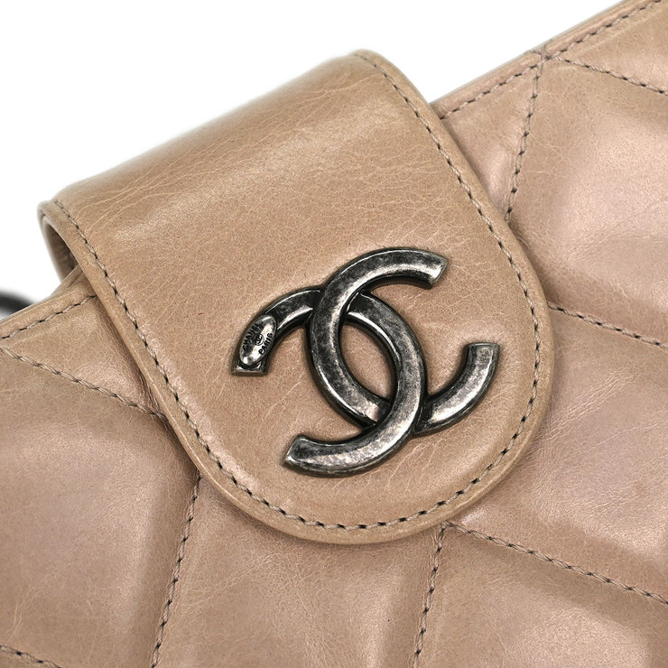Chanel Beige Calfskin Shoulder Bag 115785