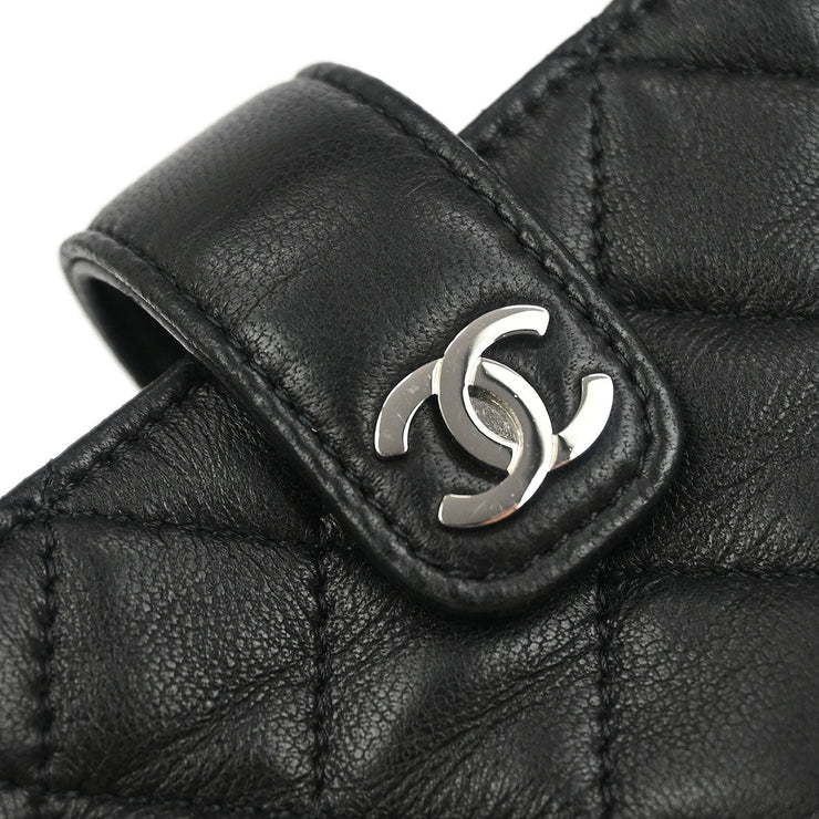 Chanel Black Lambskin Pouch Bag 115786