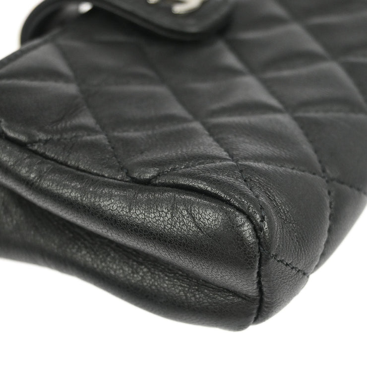 Chanel Black Lambskin Pouch Bag 115786
