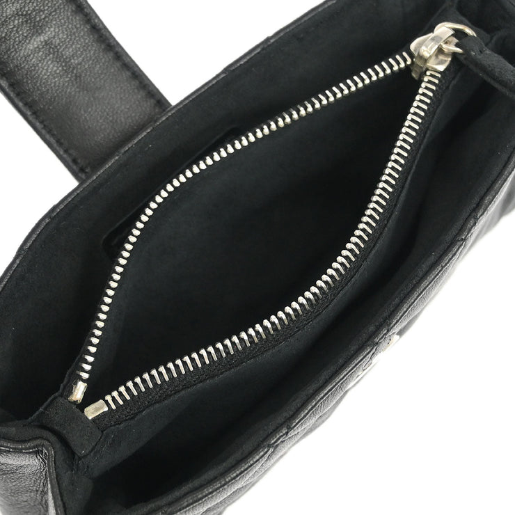 Chanel Black Lambskin Pouch Bag 115786