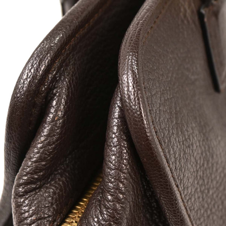 Loewe Brown Amazona 28 Handbag 011111 115789