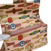 Chanel Pink Satin Cuba Cigare Print Shoulder Bag 115791