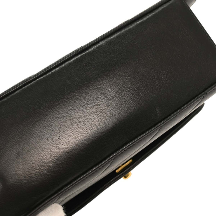 Chanel Black Lambskin 2way Handbag 115794