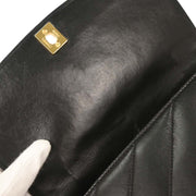 Chanel Black Lambskin 2way Handbag 115794