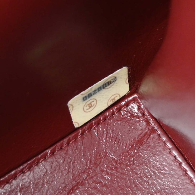 Chanel Black Lambskin 2way Handbag 115794