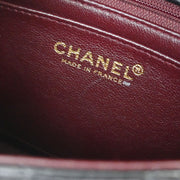 Chanel Black Lambskin Mini Classic Square Flap Shoulder Bag 17 115795