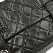 Chanel Black Lambskin 2way Shoulder Handbag 115796