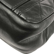 Chanel Black Lambskin 2way Shoulder Handbag 115796