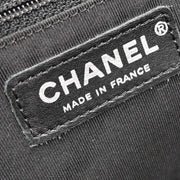 Chanel Black Lambskin 2way Shoulder Handbag 115796