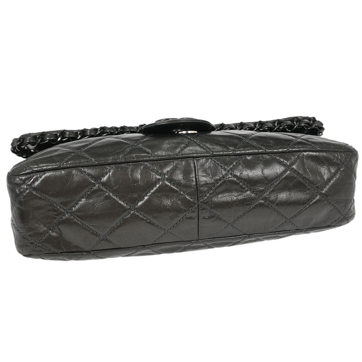 Chanel Gray Calfskin Chain Me Shoulder Bag 115798