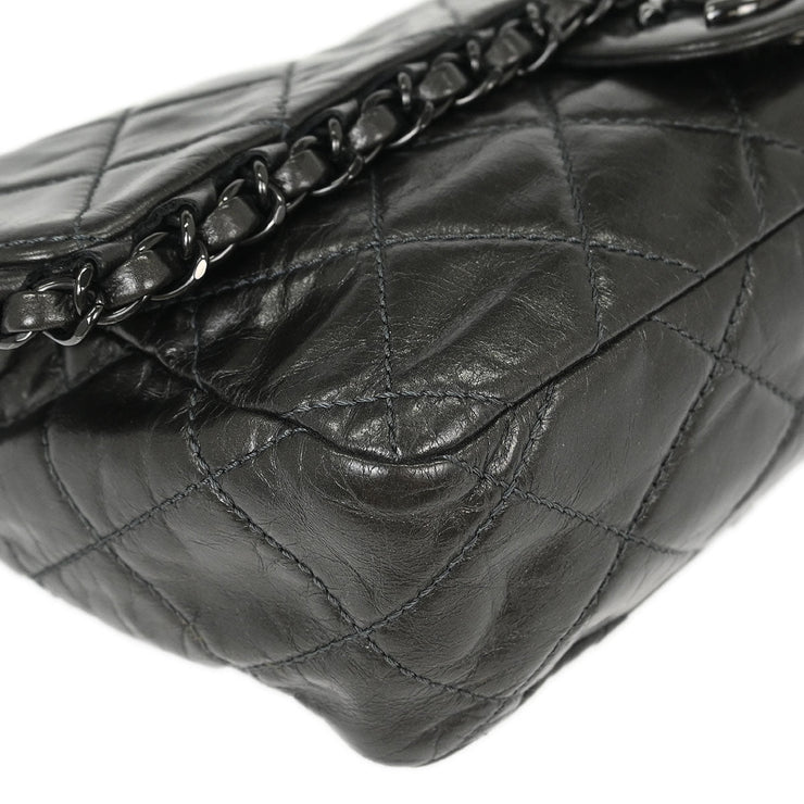 Chanel Gray Calfskin Chain Me Shoulder Bag 115798