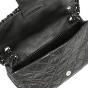 Chanel Gray Calfskin Chain Me Shoulder Bag 115798