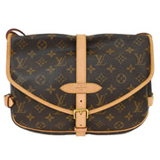 Louis Vuitton Monogram Saumur 30 Messenger Shoulder Bag M42256 MB2153 115801