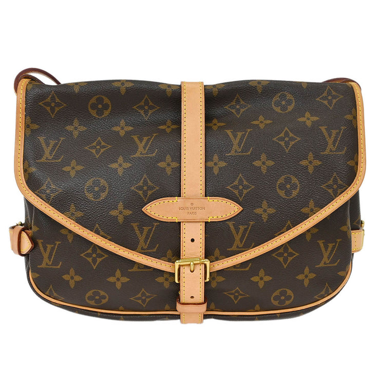 Louis Vuitton Monogram Saumur 30 Messenger Shoulder Bag M42256 MB2153 115801