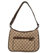 Gucci Beige Canvas GG Hobo Handbag 001.4198 200047 115808