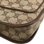 Gucci Beige Canvas GG Hobo Handbag 001.4198 200047 115808
