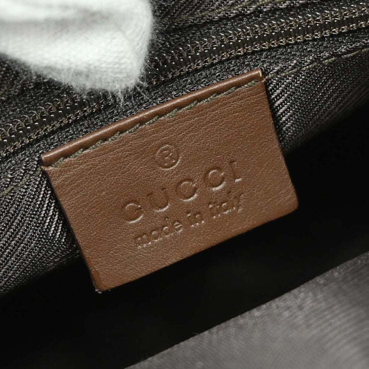 Gucci Beige Canvas GG Hobo Handbag 001.4198 200047 115808